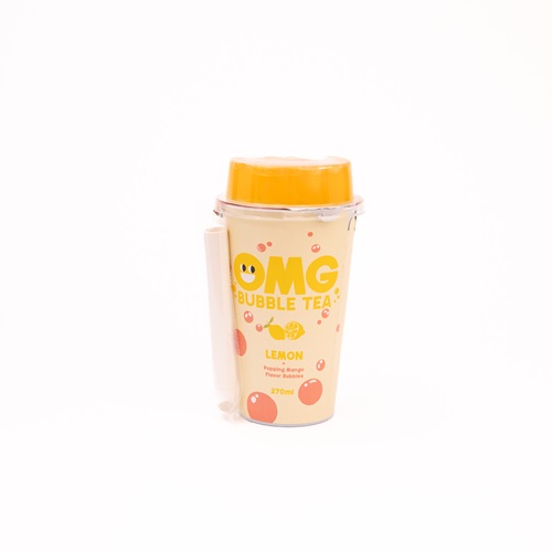 Tējas dzēriens OMG Yerba Mate Lemon ar mango bumbiņām, 0.27l
