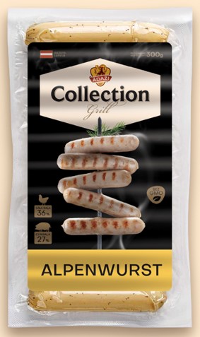 Desiņas ĀDAŽI Grill Collection Alpenwurst 300g