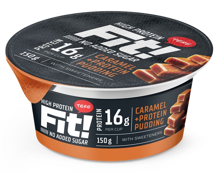 48H Pudiņš FIT! Proteīna, ar sāļo karameli, 150g