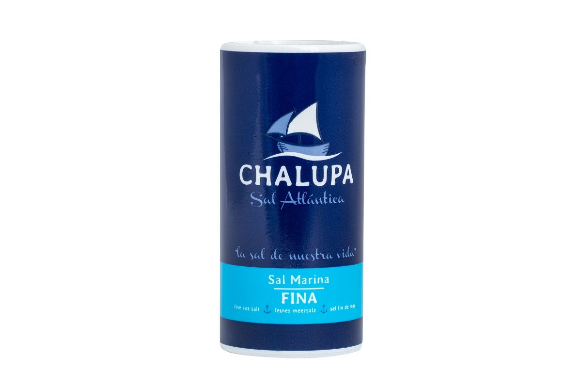 Smalkais galda jūras sāls CHALUPA cilindrs, 250g