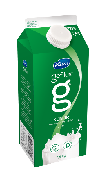 Valio Gefilus kefīrs 2,5% 1,5kg