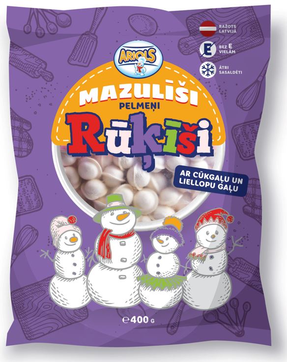 Pelmeņi "Mazulīši-Rūķīši" 400g