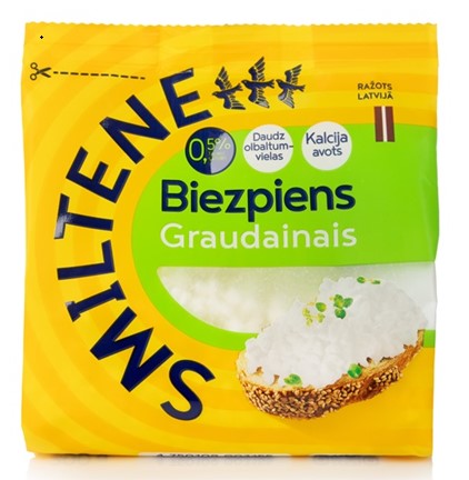 Graudainais biezpiens SMILTENE, 0.5%, 200g