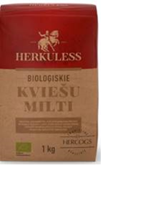 Kviešu milti bioloģiskie HERCOGS, tips 812, 1kg