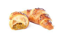 Saldēts sviesta kruasāns ar pistāciju krēma pildījumu, 75g x 48gab