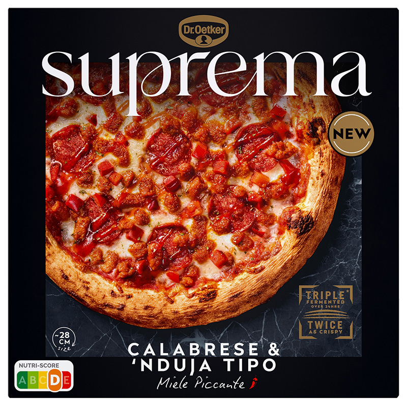 Dr.Oetker Saldēta pica Calabrese Nduja SUPREMA 520g