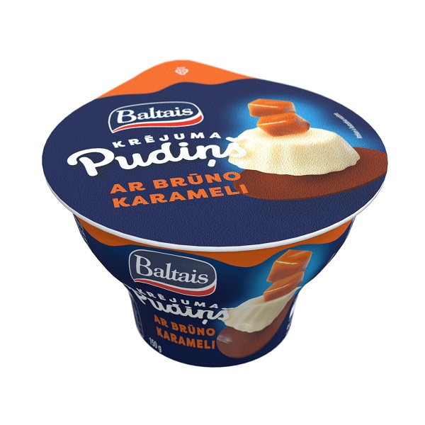 Krējuma pudiņš BALTAIS Brūnās karameles, 150g