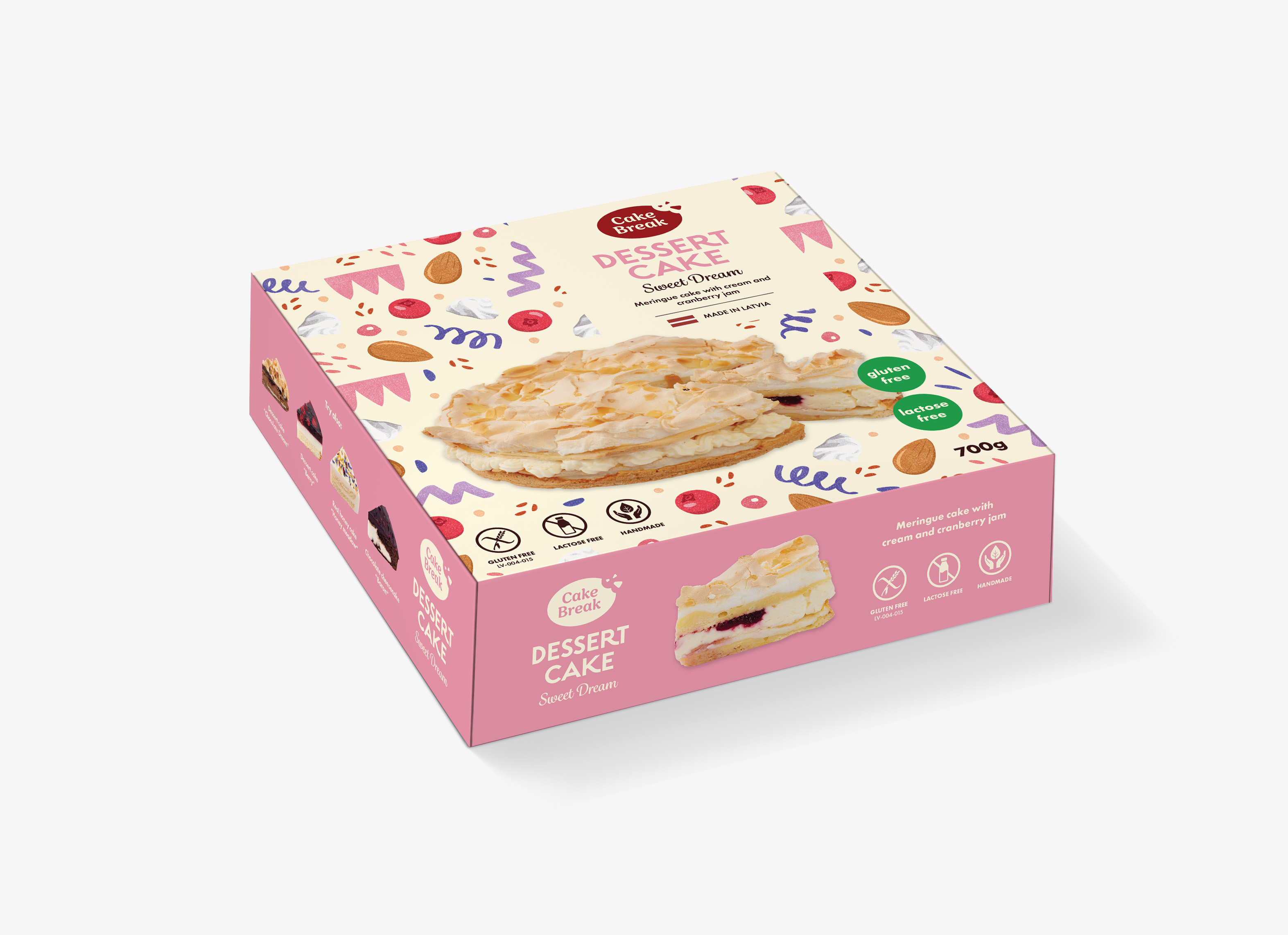 Deserta torte CAKE BREAK Saldais sapnis 700g