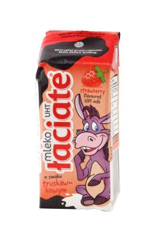 Piens LACIATE ar zemeņu garšu, 1,5%, UHT, 200 ml