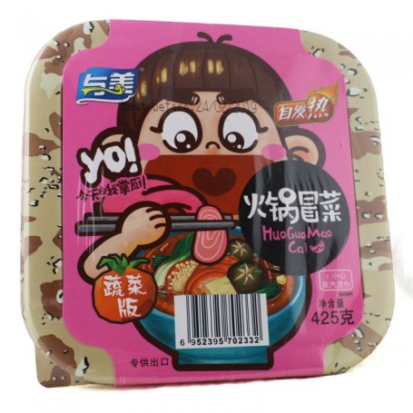 Nūdeles un dārzeņu zupa Yumei Inst Vermicelli Hot Pot, asa, 425g