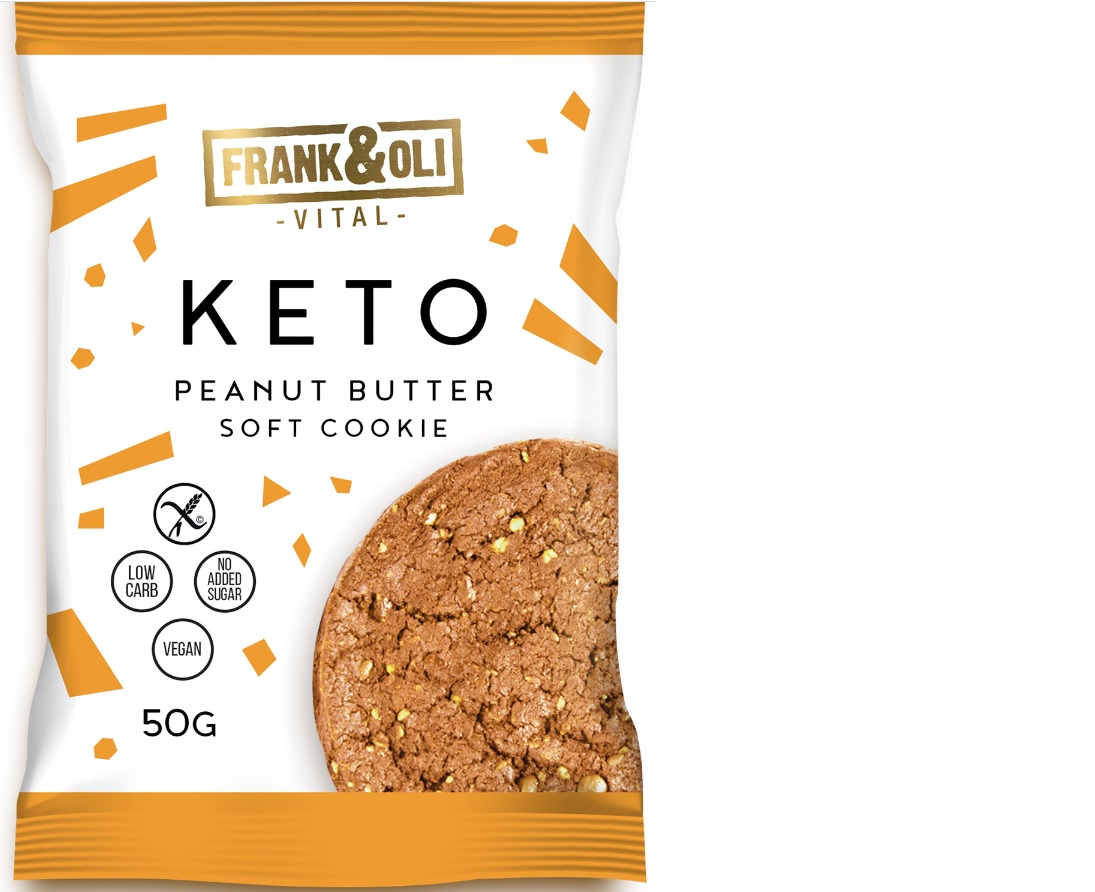 Keto zemesriekstu sviesta cepums FRANK&OLI, 50g