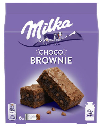 Milka cepumi Brownie 150g