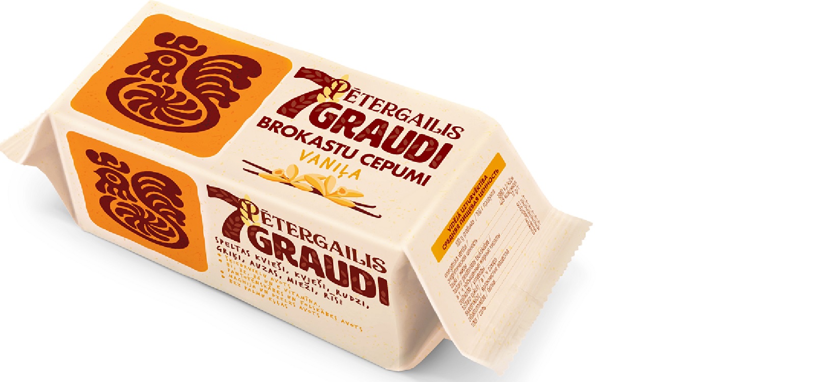 Cepumi PERGALE Pētergailis, 7 graudi, vaniļas, 160g