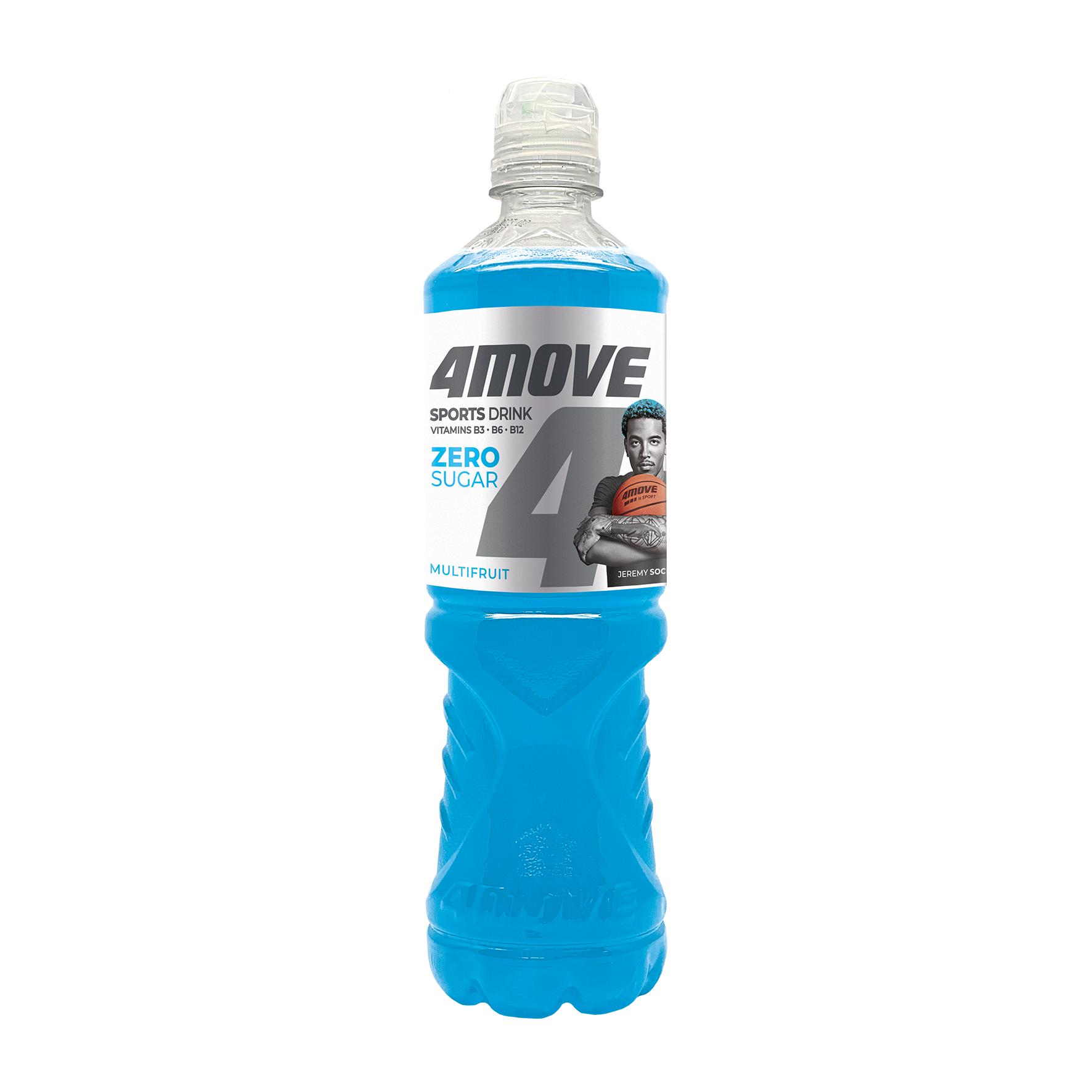Negāzēts dzēriens 4 MOVE Zero Multiaugļu, PET, 0.75l(DEP)