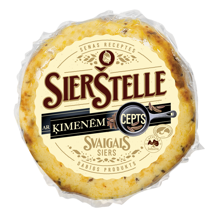 Cepts siers SIERŠTELLE, ar ķimenēm, 330g