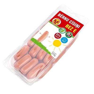 Bērnu cīsiņi bez E 370g