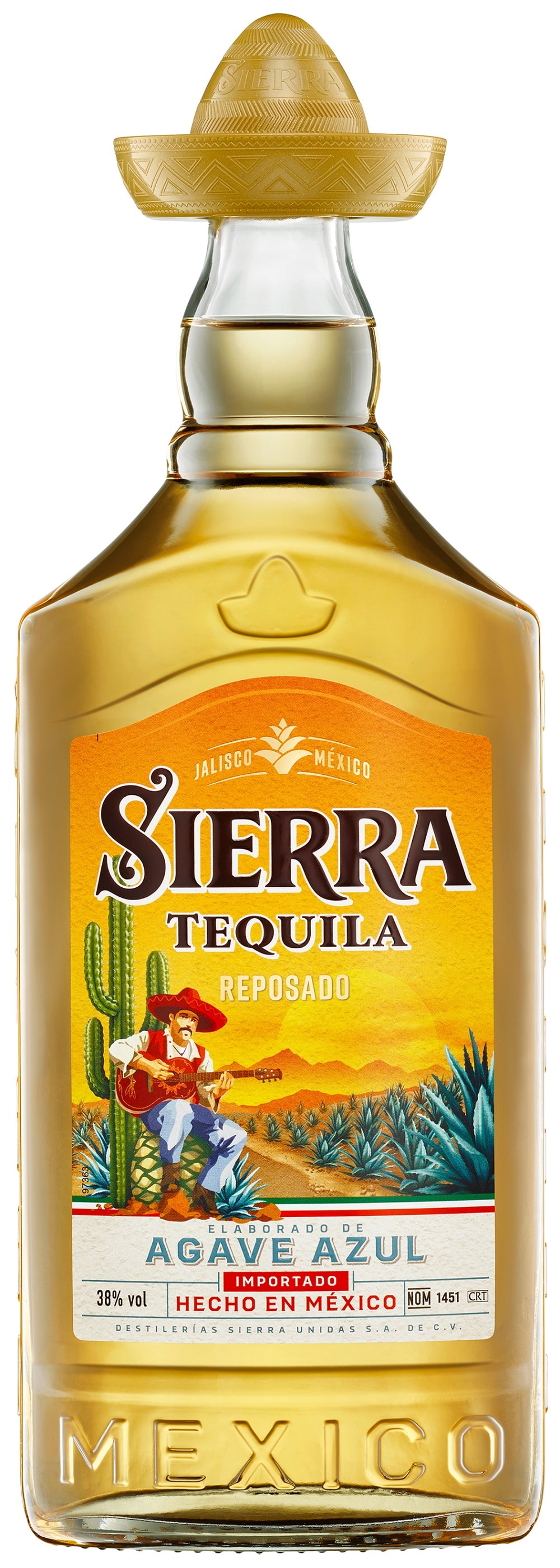 Tekila SIERRA Reposado, 38%, 0,5 l | ePromo