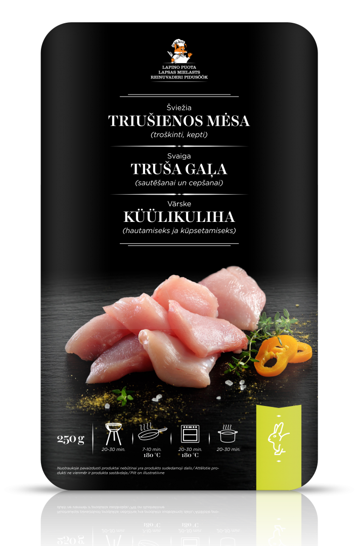 Svaiga truša gaļa (sautēšanai, cepšanai), 250 g