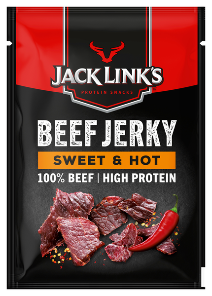 Vītināta liellopu gaļa BEEF JERKY Sweet&Hot 25g  Jack Link’s