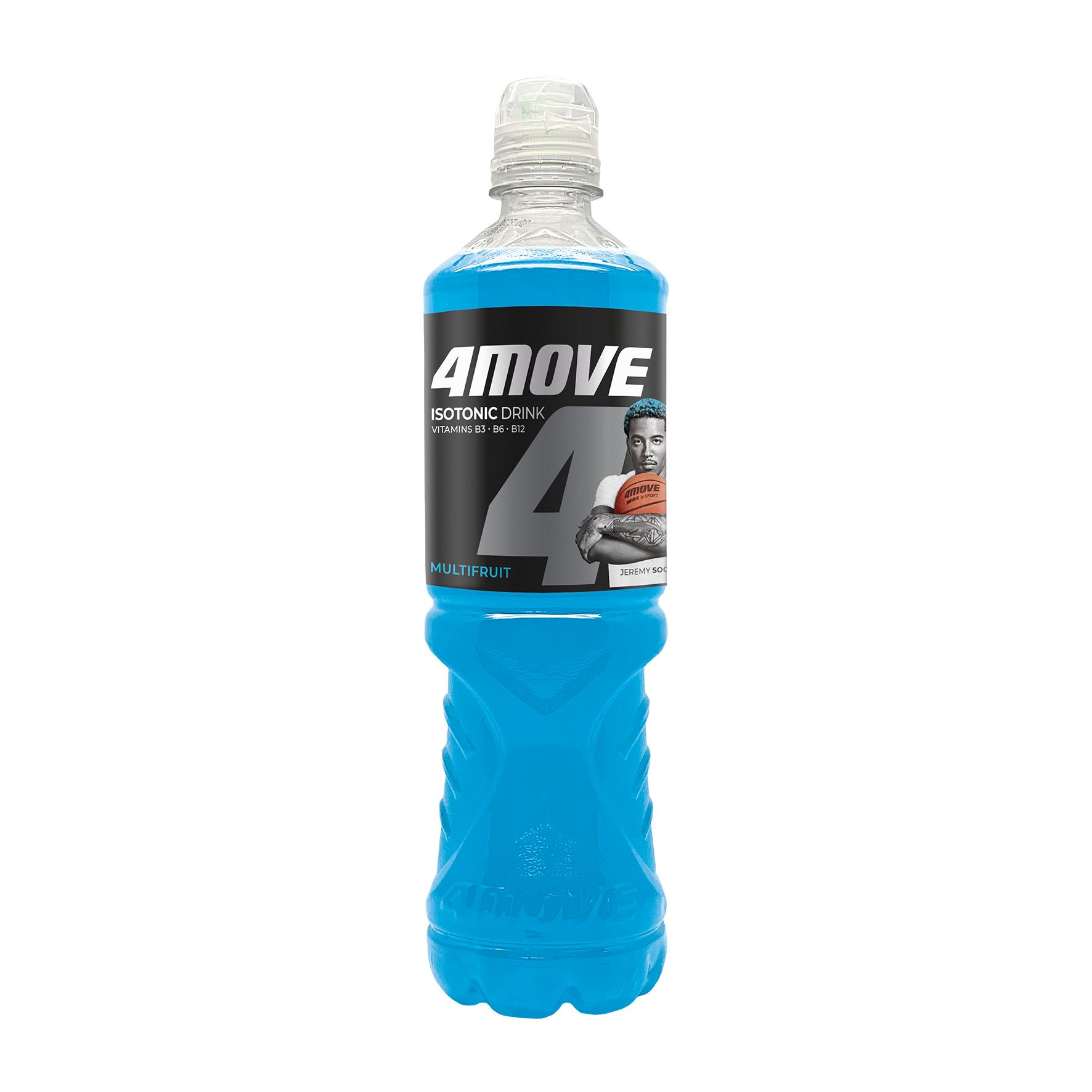 Izotonisks dzēriens 4 MOVE, Multiaugļu, 0.75l(DEP)
