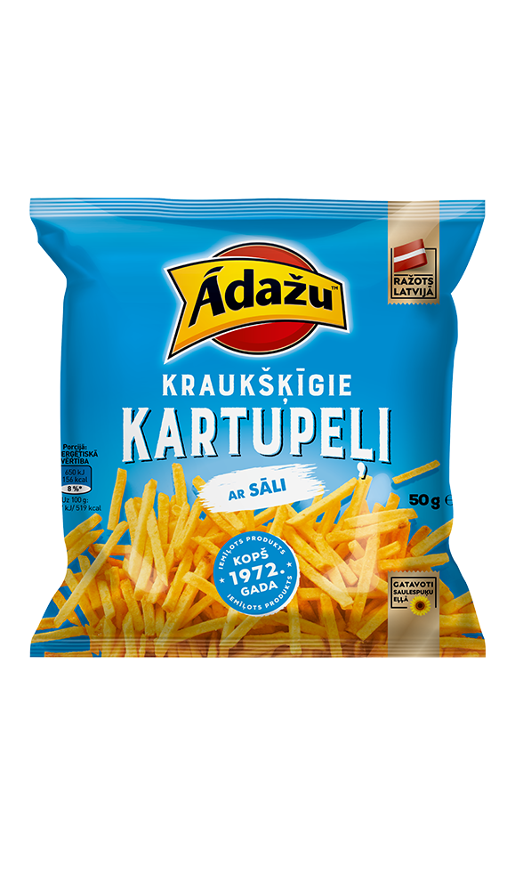 Kartupeļu salmiņi ĀDAŽU, 50g