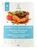 Saldēts pīles filejas steiks ar zaļumiem Herbal, 350g