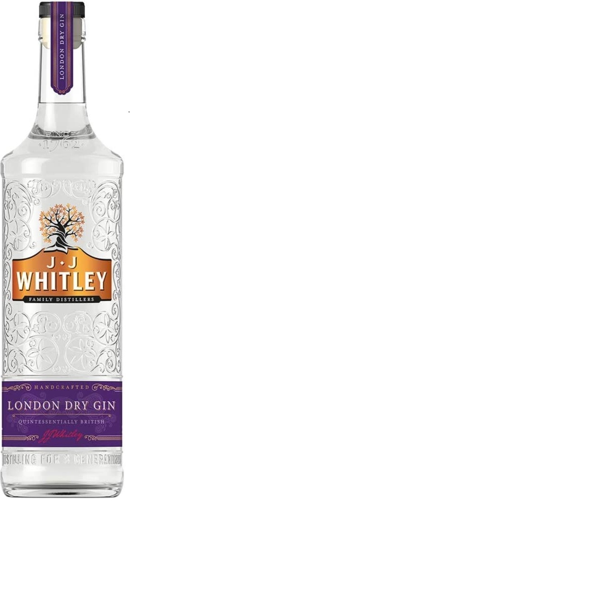 Džins J.J WHITLEY London Dry, 38%, 0.7l