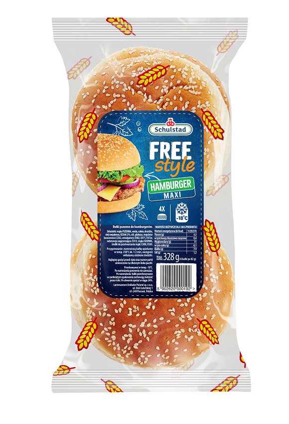 Hamburgeru maize Maxi 4 gab./12D X 82g, Lantmannen