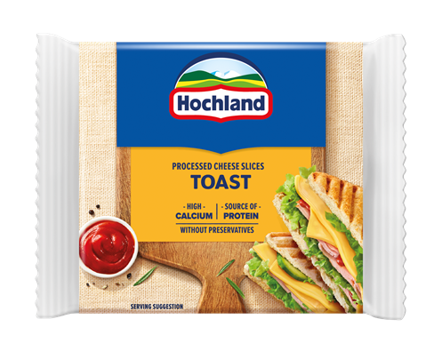 Siers šķēlēs kausētais Tost 8gab/130g, Hochland