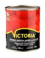 Tomāti, mizoti VICTORIA, savā sulā, 850ml
