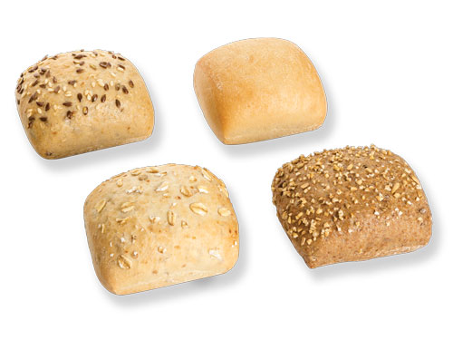 Pilnībā izceptu mini brokastu maizīšu izlase "Sandwino" 80 x 35 g, Lantmännen Unibake