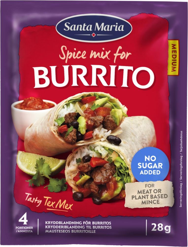 Burito garšvielu maisījums Santa Maria, 28g
