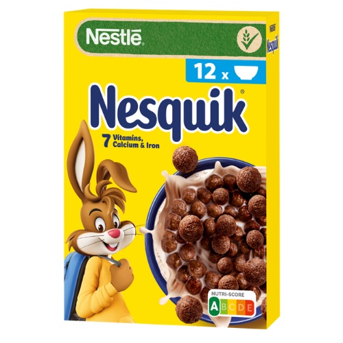 Brokastu pārslas NESTLE Nesquik, 375g