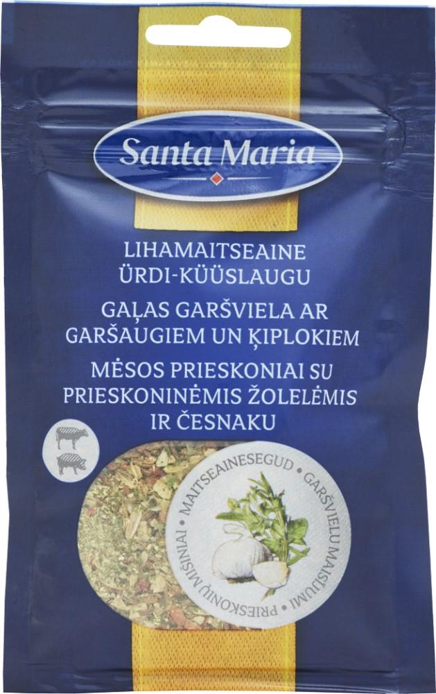 Piedeva gaļai-garšaugi un ķiploki 20g, 17323 Santa Maria