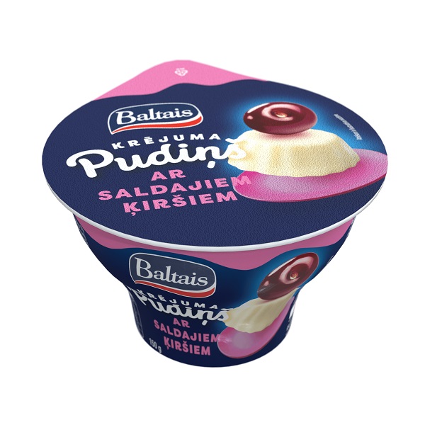 Krējuma pudiņš BALTAIS Saldo ķiršu, 150g