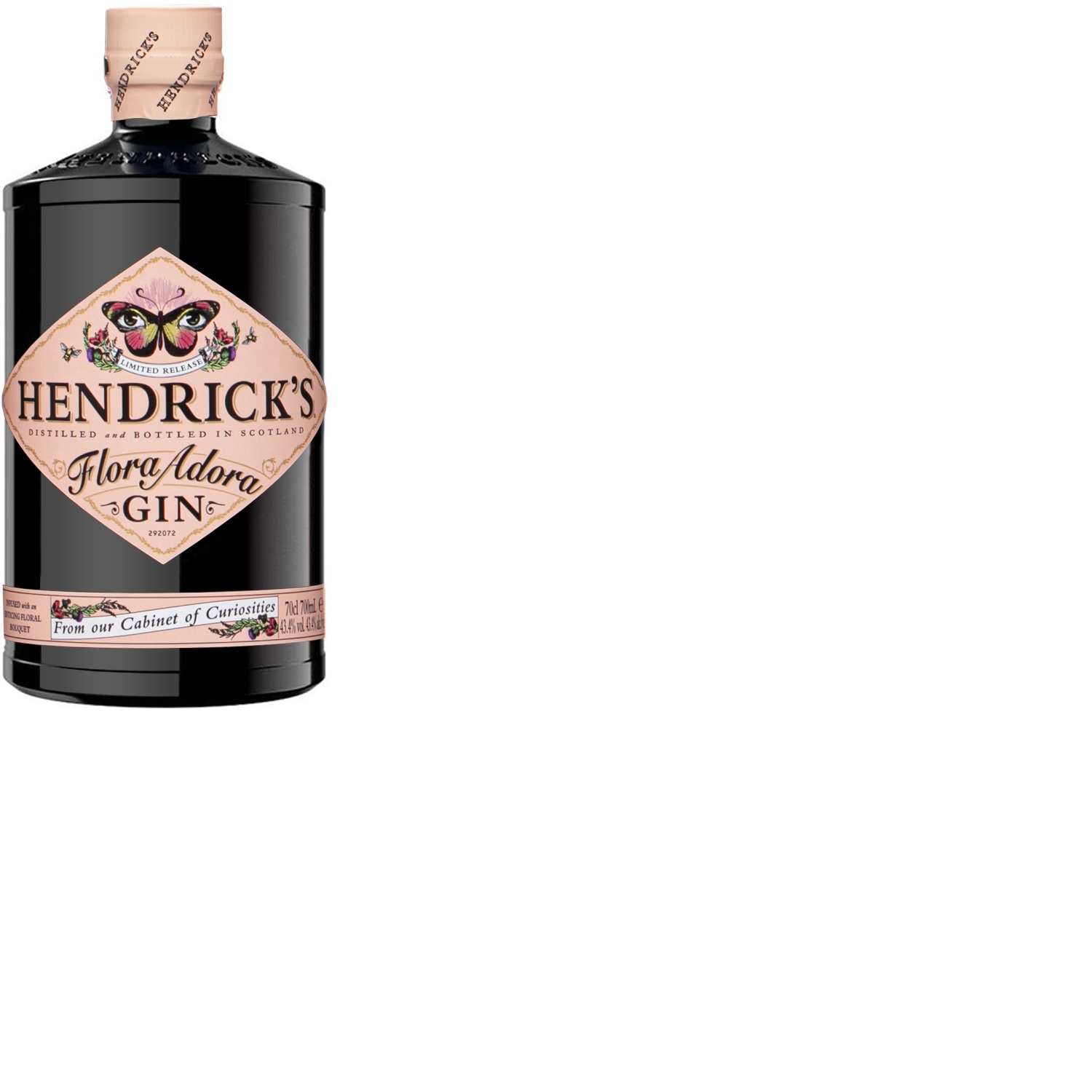 Džins HENDRICK'S Flora Adora, 43,4%, 0.7l