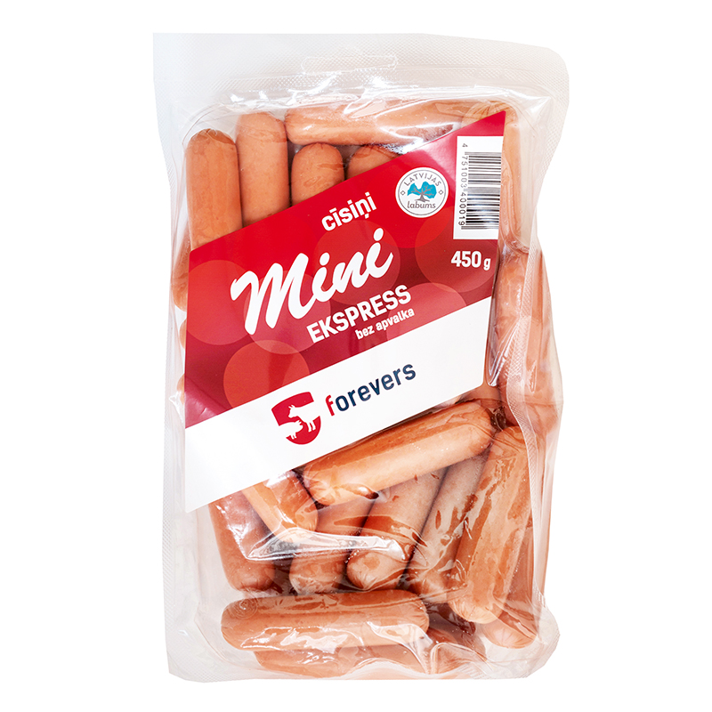 Mini cīsiņi EKSPRESS vārīti, 450g