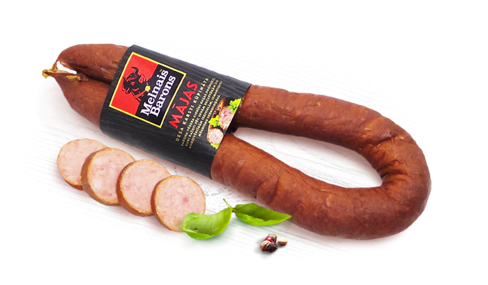 Desa Mājas Melnais Barons karsti kūpināta, 400g