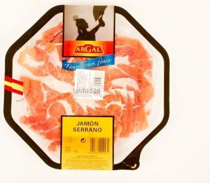 Vītināts šķiņķis JAMON SERRANO šķēlītes 90g