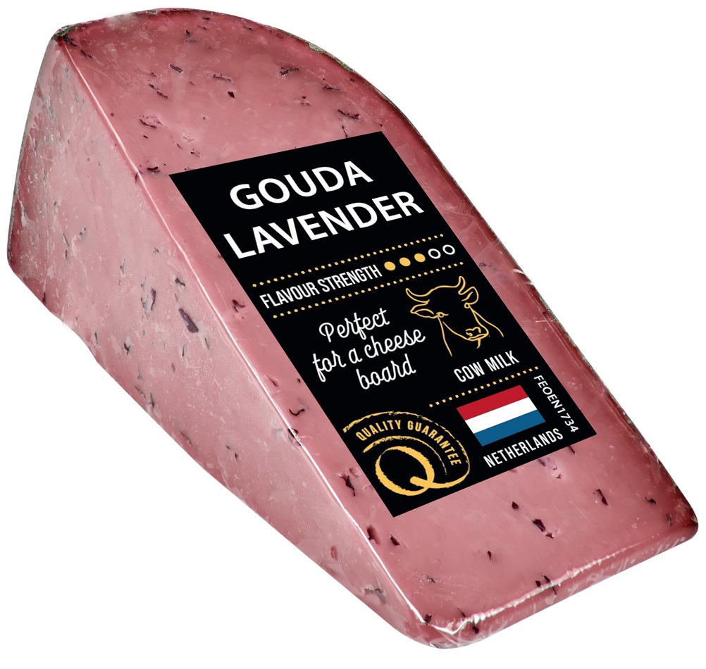 Siers Q-CONCEPT Gouda ar lavandu, 130g