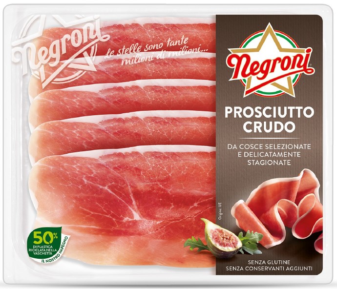 Vītināts šķiņķis NEGRONI Prociutto Crudo, 100g