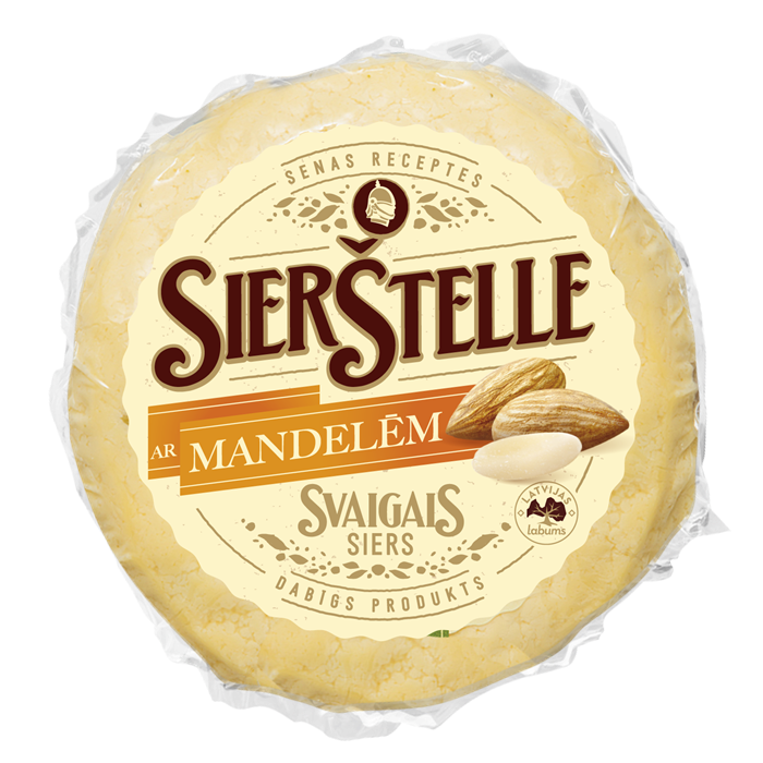 Siers SIERŠTELLE, ar mandelēm, 340g