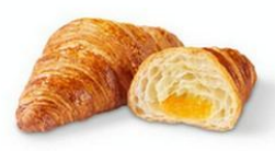 Saldēts sviesta kruasāns ar aprikožu ievārījuma pildījumu 90g x 40gab